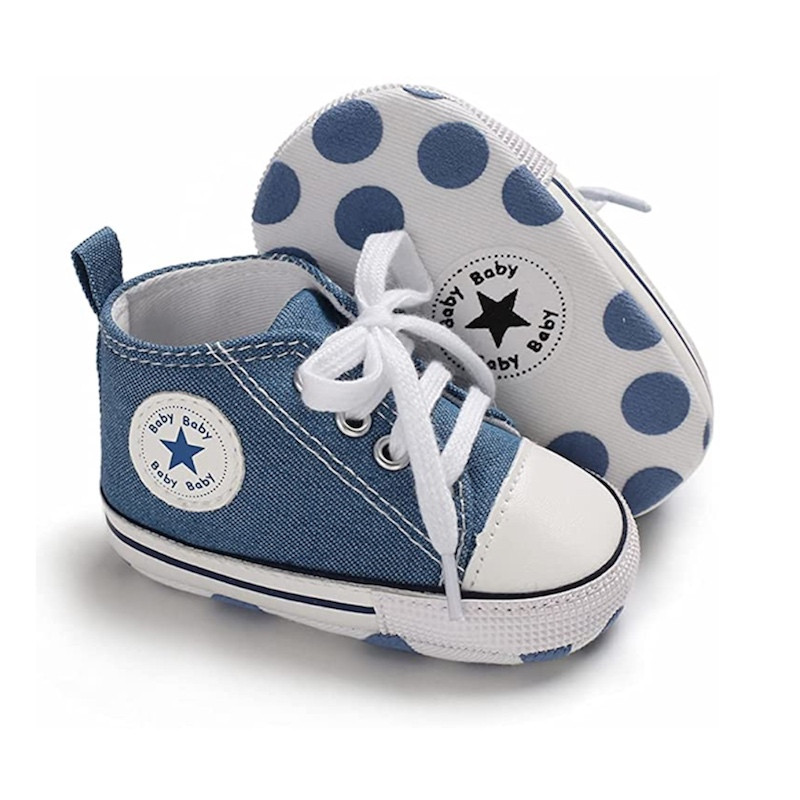 Baby canvas sneakers best sale